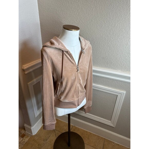 NWT Juicy Couture Zip Hoodie M - Picture 1 of 7